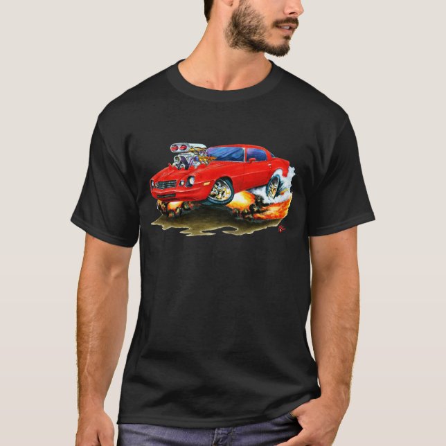 1979-81 Camaro Red Car T-Shirt (Front)