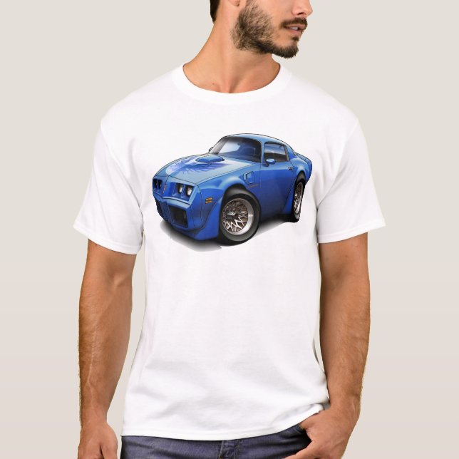 1979-81 Trans Am Blue Car T-Shirt (Front)