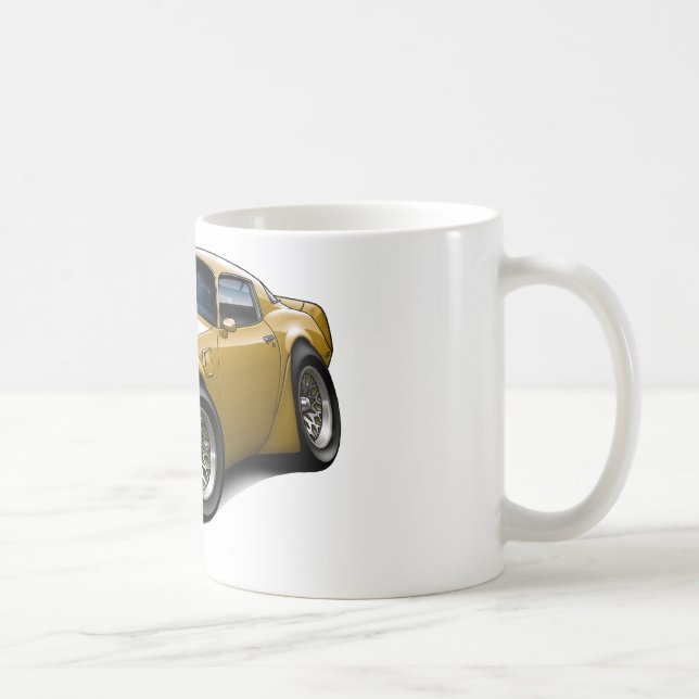 1979-81 Trans Am Gold Car Coffee Mug (Right)