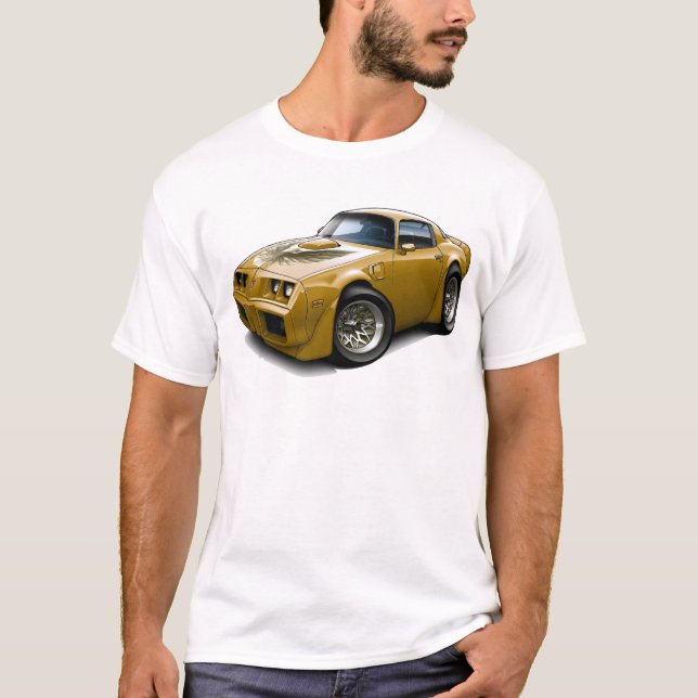 1979-81 Trans Am Gold Car T-Shirt (Front)