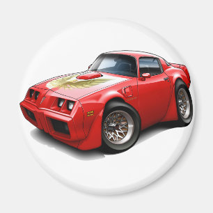 1979-81 Trans Am Red Car Magnet