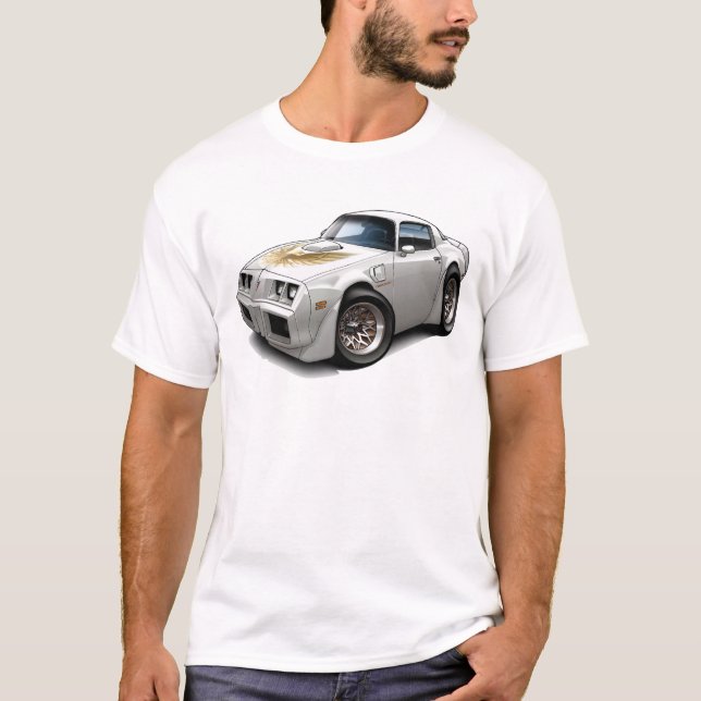 1979-81 Trans Am White Car T-Shirt (Front)
