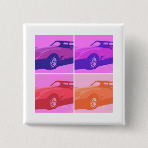1979 Classic Cars 15 Cm Square Badge