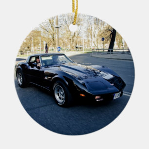 1979 Corvette Classic Sportscar Ceramic Tree Decoration