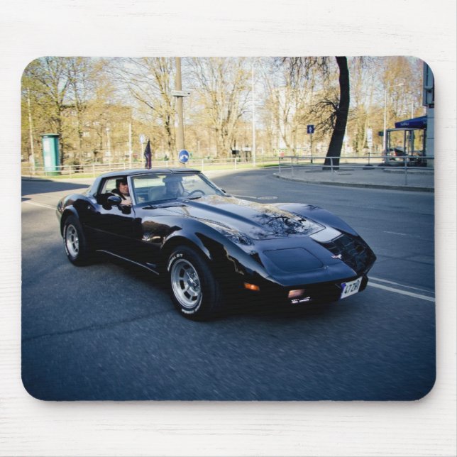 1979 Corvette Classic Sportscar Mouse Mat (Front)