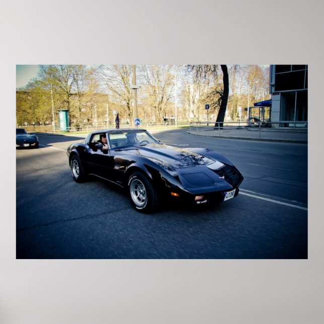 1979 Corvette Classic Sportscar Poster (Front)