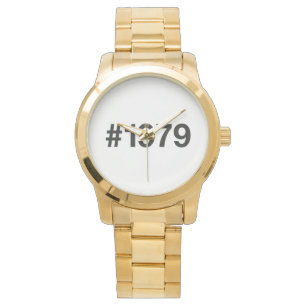 1979 Hashtag 46 Birthday Anniversary Watch