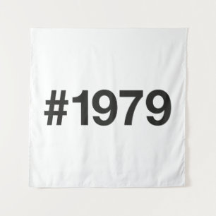 1979 Hashtag 47th birthday 47 years Tapestry