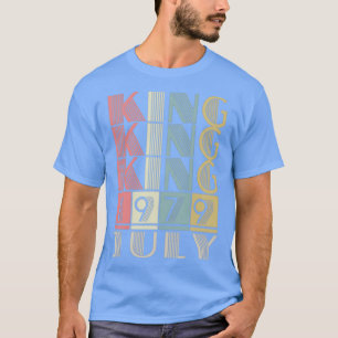 1979 King July Retro Vintage Birthday T-Shirt