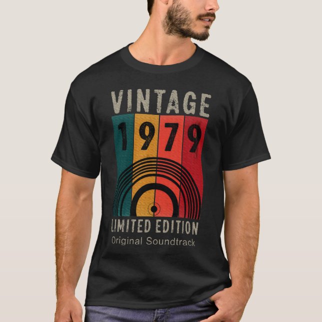 1979 Original Soundtrack 45nd Birthday Musichem bo T-Shirt (Front)