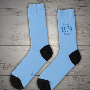 1979 Primary Edition (in ocean blue) Socks