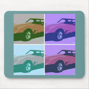 1979 Red Classic Car Mouse Mat