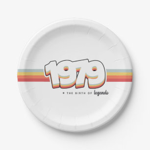 1979 The birth of legends Paper Plate