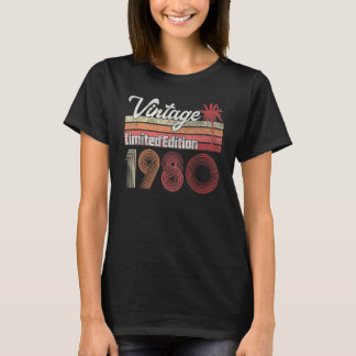 1980 42nd Birthday Vintage 42 Years Old T-Shirt