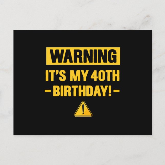 1980 Birthday Boy 80s Bday Celebrant Men Women War Postcard (Front)