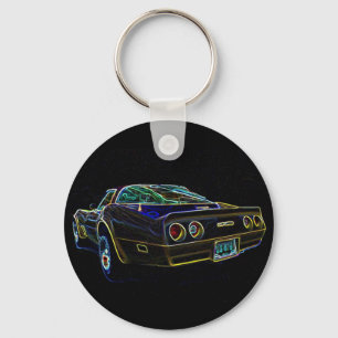 1980 Corvette Key Ring