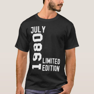 1980 July Happy Birthday Party T-Shirt