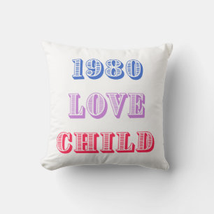 1980 Love Child Cushion