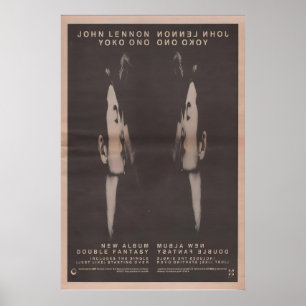 1980 Poster BEATLES - John LENNON & Yoko Ono