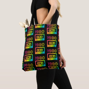 1980 Retro Tote Bag
