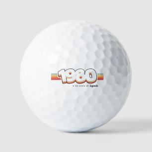 1980 The birth of legends Golf Balls