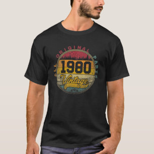 1980 Vintage Retro 41St Birthday Gift 41 Years Old T-Shirt