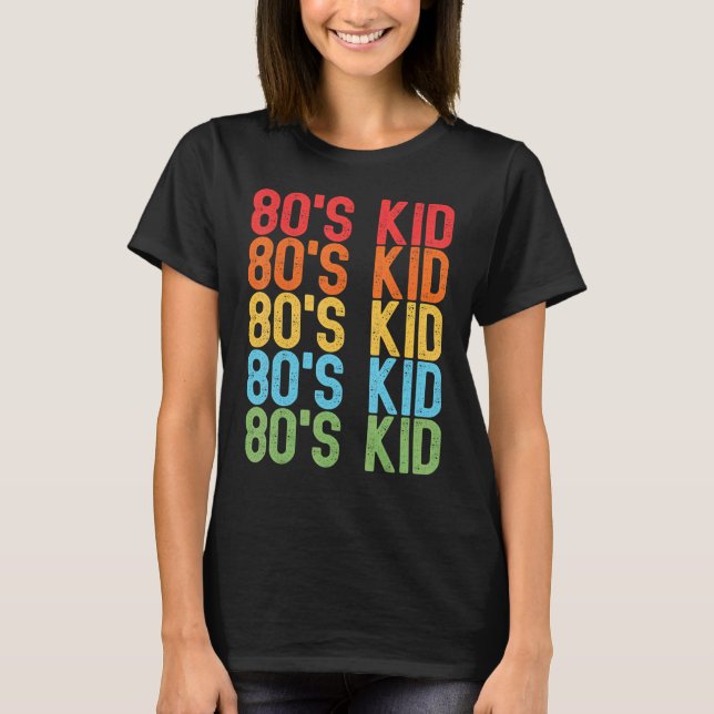 1980's 80's Kid Costume T-Shirt (Front)