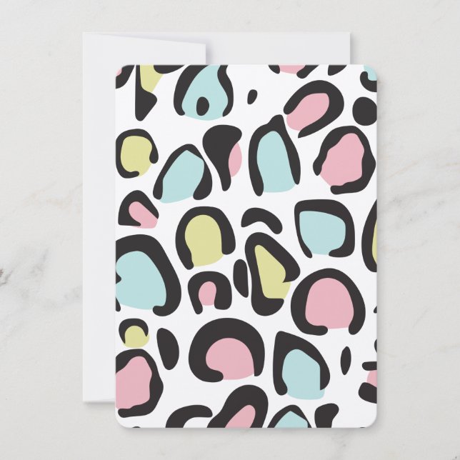 1980s Animal print pattern (Front)