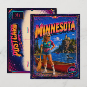 1980s Minnesota Postcard 80s Retro