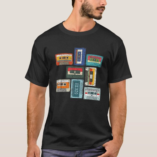 1980S Mixtape Retro Eighties Cassettes 80S Music C T-Shirt (Front)