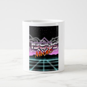 1980s Music Large Coffee Mug