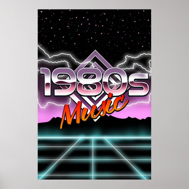 1980s Music Poster (Front)