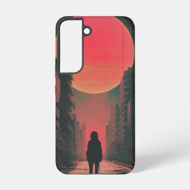 1980s Retro Lofi Samsung Galaxy S22 Case (Back)