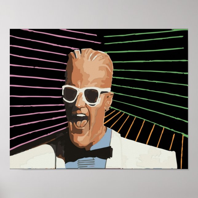 1980s Retro Max Headroom Poster (Front)