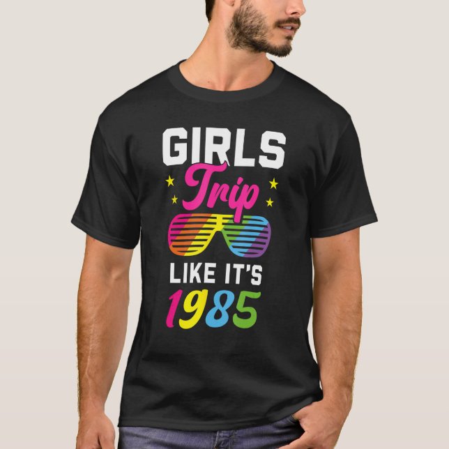 1980s Retro Style Costume Women Like It's 1985 Gir T-Shirt (Front)