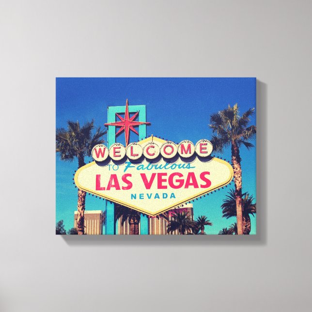 1980s Retro Welcome to Fabulous Las Vegas sign (Front)