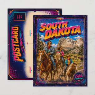 1980s South Dakota Postcard 80s Retro