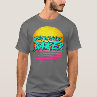 1980s Style Baking gift idea for Baker  T-Shirt