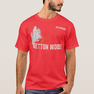 1980s Style Bretton Woods NH Vintage Skiing  T-Shirt