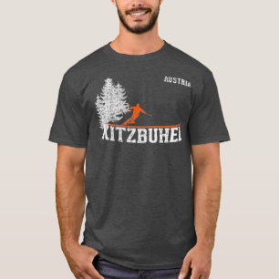 1980s Style Kitzbuhel Aus Vintage Skiing T-Shirt