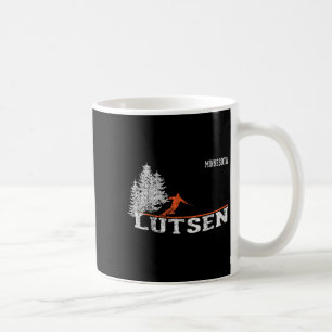 1980s Style Lutsen Mn Vintage Skiing Coffee Mug