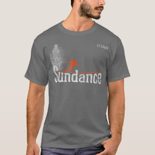 1980s Style Sundance Utah Vintage Skiing T-Shirt