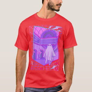 1980s Vaporwave Ghost Sheet Ghost Aesthetic Retro T-Shirt
