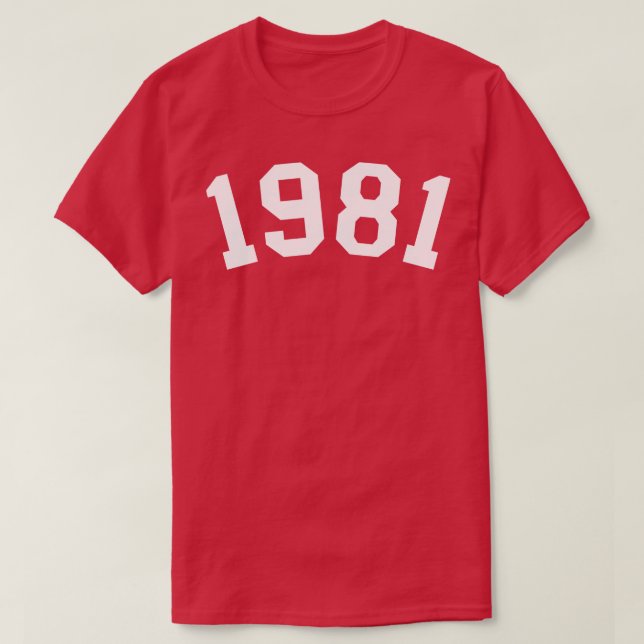 1981 9 T-Shirt (Design Front)
