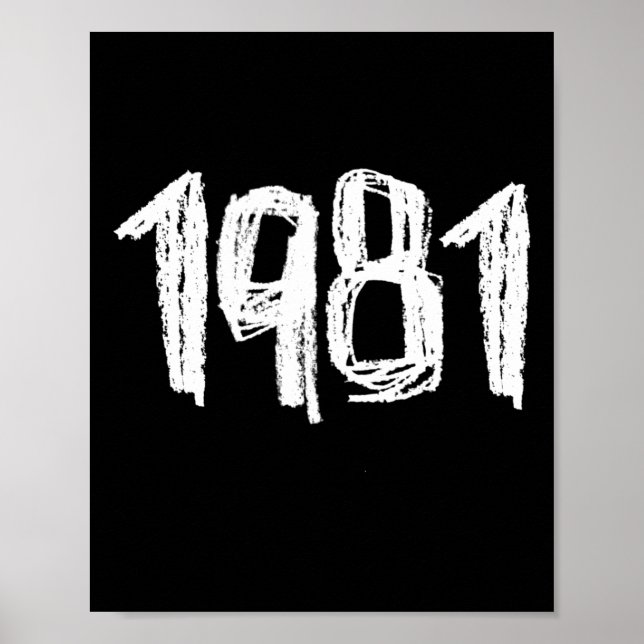 1981 Birthday1  Poster (Front)