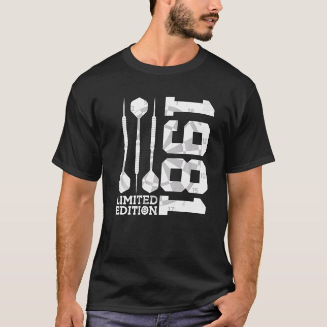 1981 DARTS 41st BIRTHDAY T-Shirt (Front)