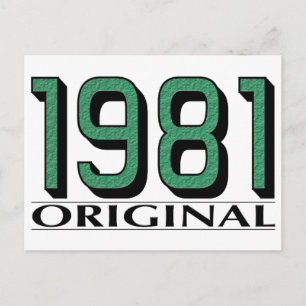 1981 Original Postcard