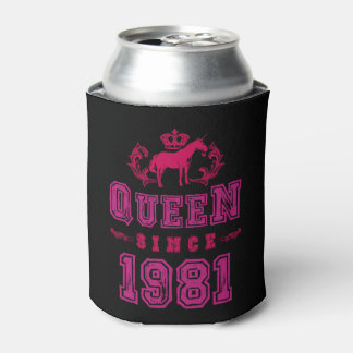 1981 Queen Unicorn Can Cooler