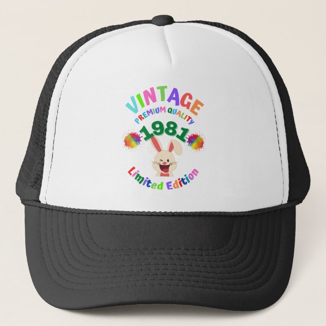 1981 Vintage Trucker Hat (Front)
