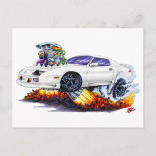 1982-92 Camaro White Car Postcard